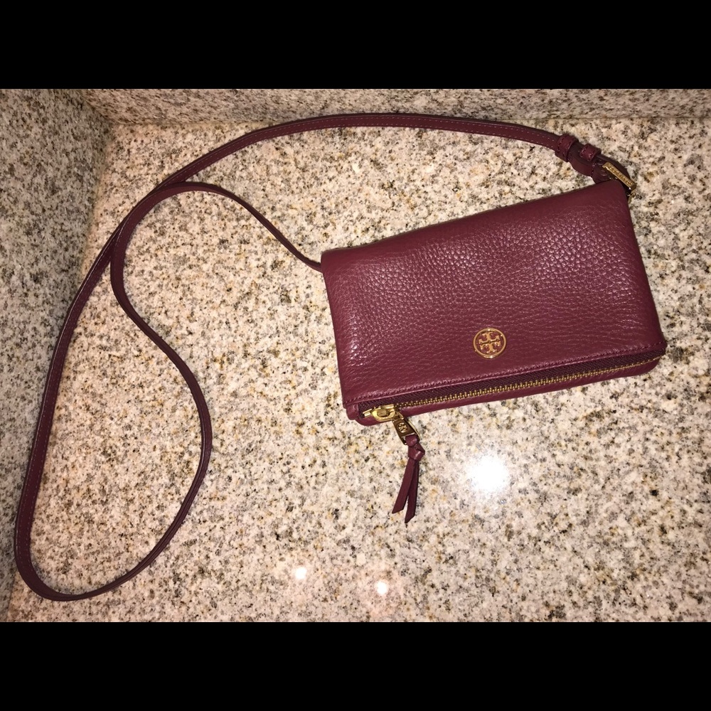Tory Burch Fold Over Crossbody Clutch